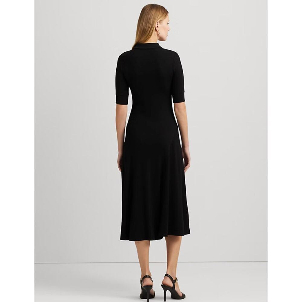 Lauren Ralph Lauren Cotton-Blend Polo Dress - Picture 2 of 5